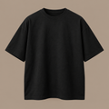 Blank black oversized T-shirt