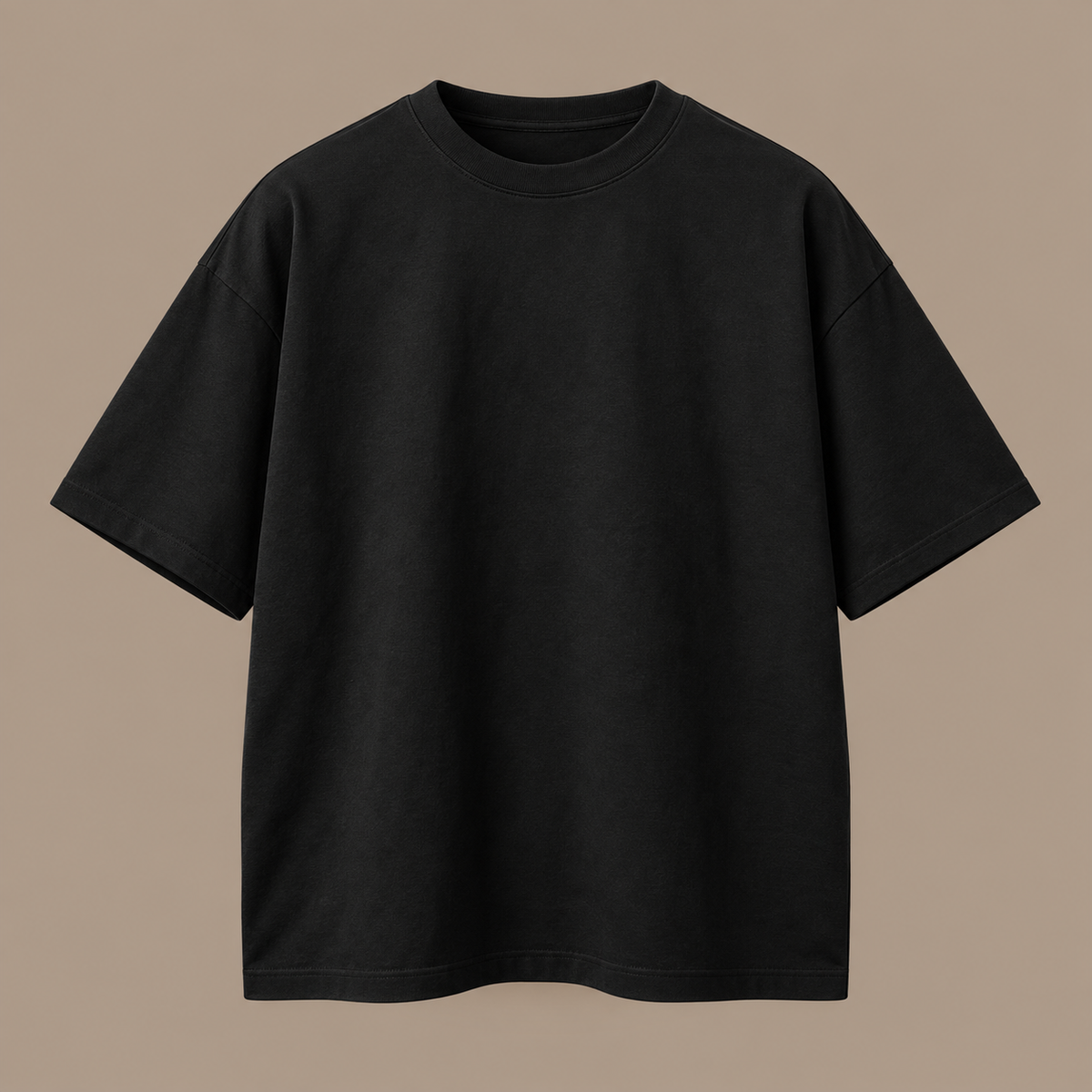 Blank black oversized T-shirt