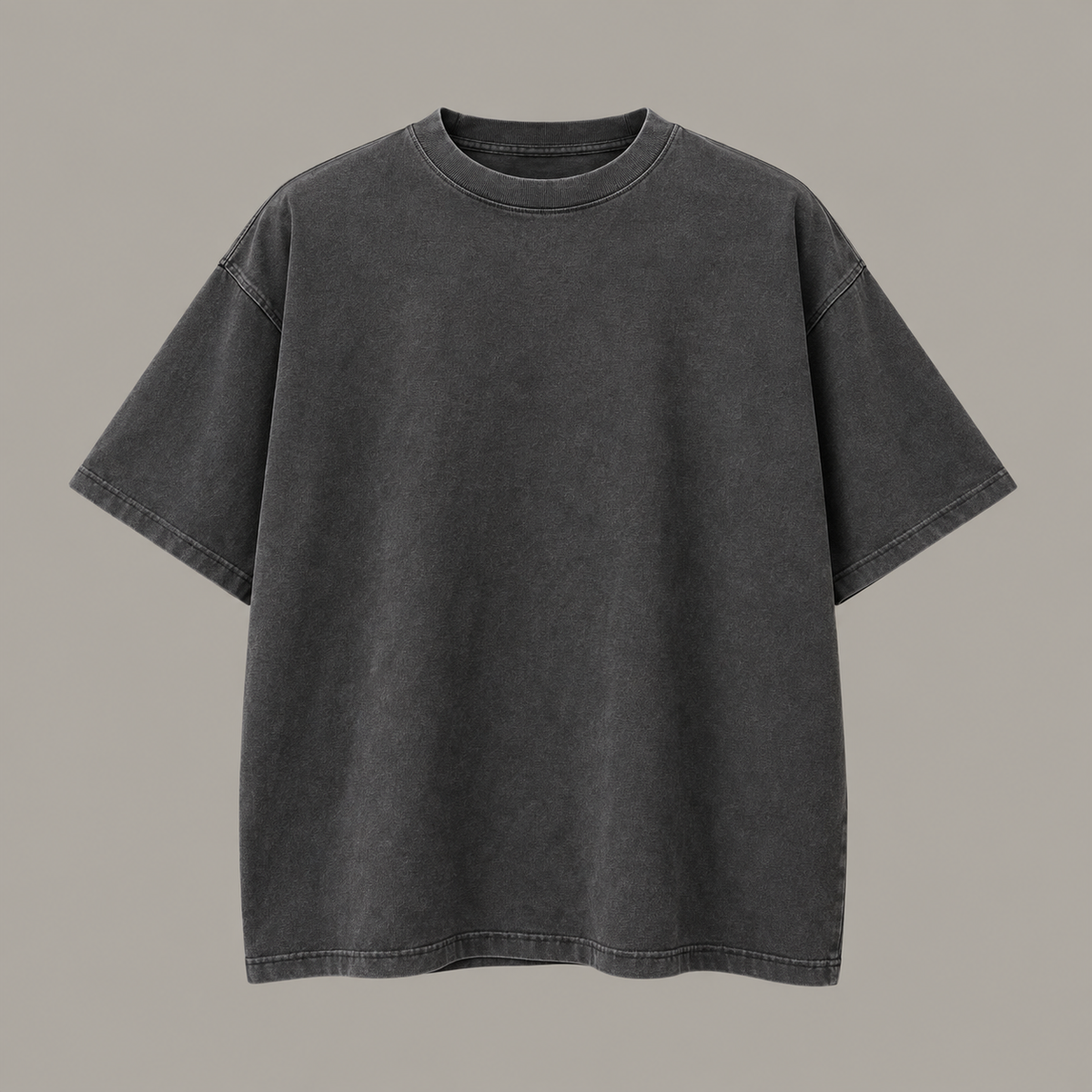 Blank charcoal oversized T-shirt
