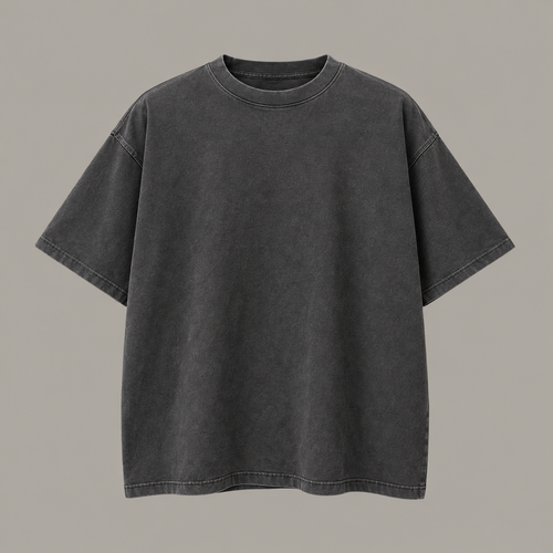 Blank charcoal oversized T-shirt